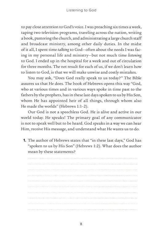 Listening to God: Biblical Foundations for Living the Christian Life by Charles Stanley