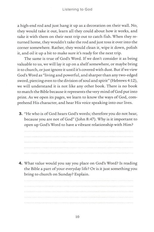 Listening to God: Biblical Foundations for Living the Christian Life by Charles Stanley