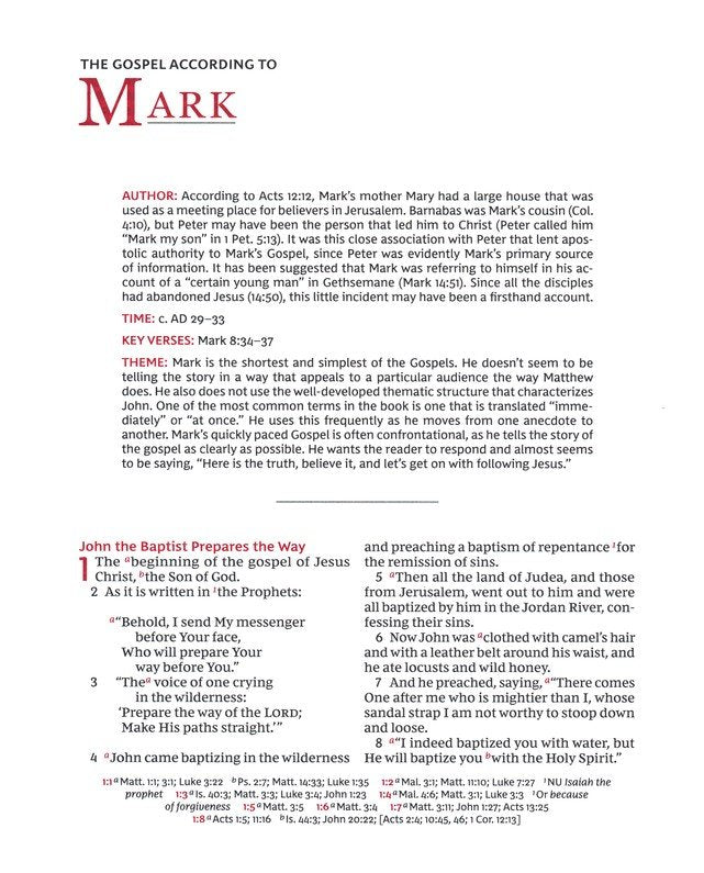 NKJV Personal-Size Large-Print Reference Bible, Comfort Print--soft leather-look, black (indexed, red letter)