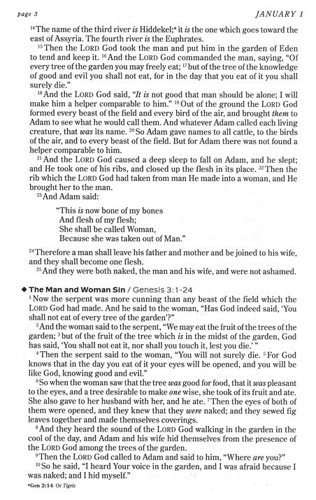 NKJV One Year Chronological Bible