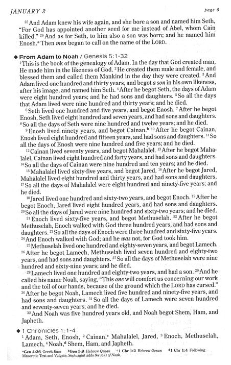 NKJV One Year Chronological Bible
