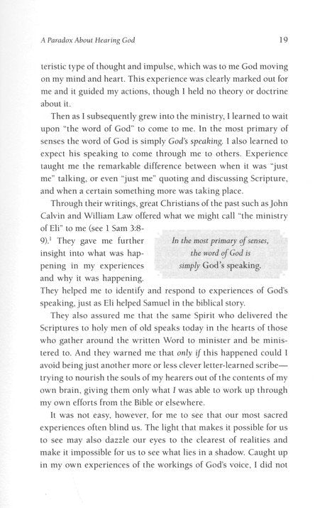 Hearing God: Developing a Conversational Relationship with God