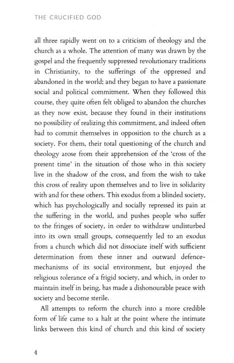 The Crucified God - Exploring the depths of Christian Theology