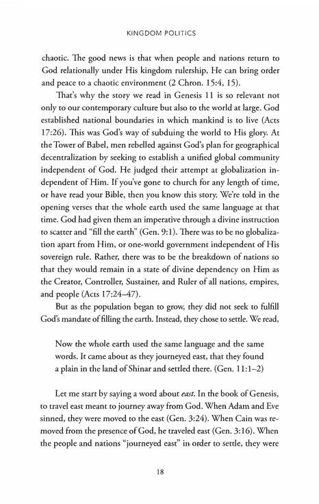 Kingdom Politics: Returning God to Government - Book by Pastor Tony Evans