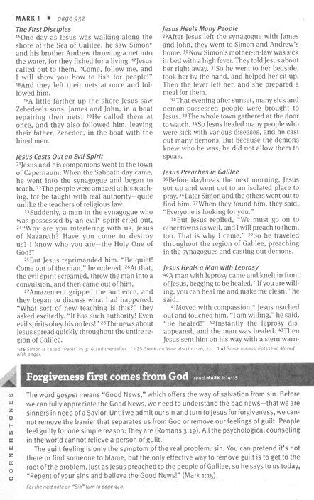 New Believer's Bible: First Steps for New Christians, softcover by Greg Laurie
