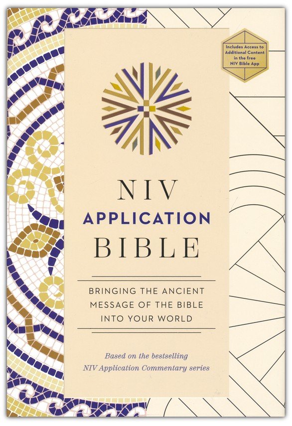 NIV Application Bible, Hardcover, Red Letter