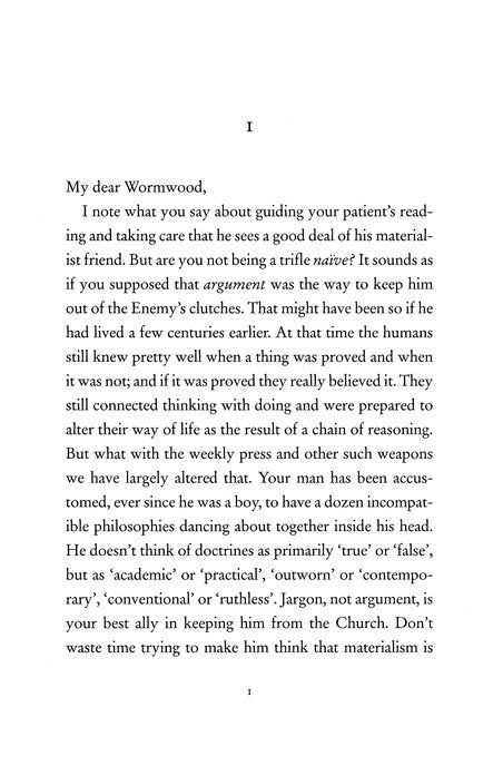 The Screwtape Letters By: C.S. Lewis