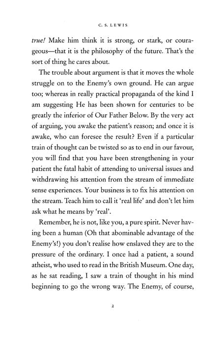 The Screwtape Letters By: C.S. Lewis