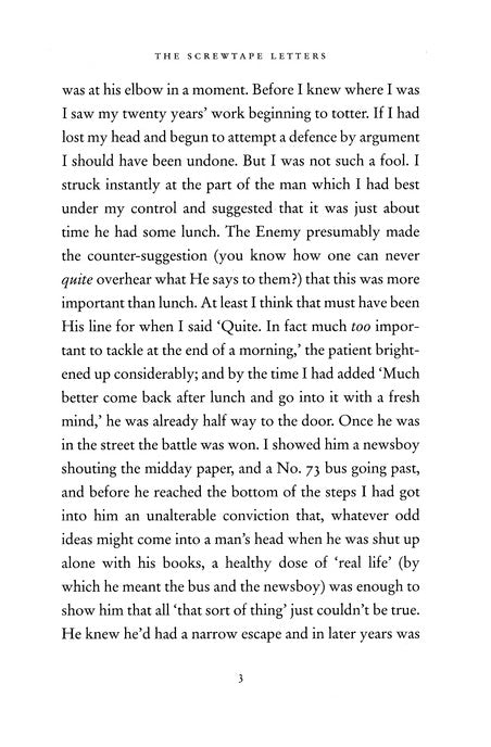 The Screwtape Letters By: C.S. Lewis