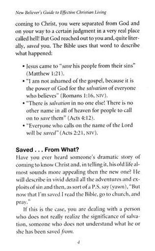 New Believer’s Guide to Effective Christian Living By Greg Laurie