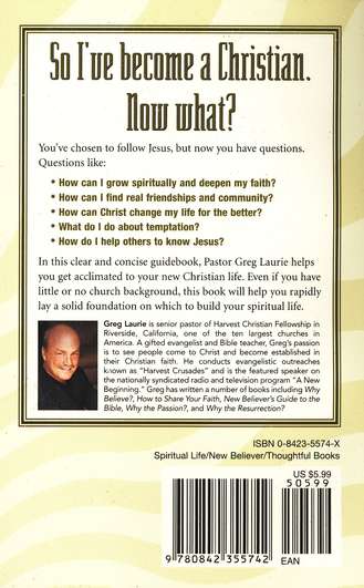 New Believer’s Guide to Effective Christian Living By Greg Laurie