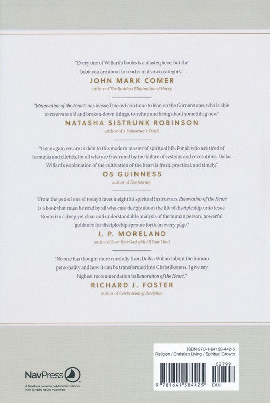 Renovation of the Heart: Putting on the Character of Christ - 20th Anniversary Edition
