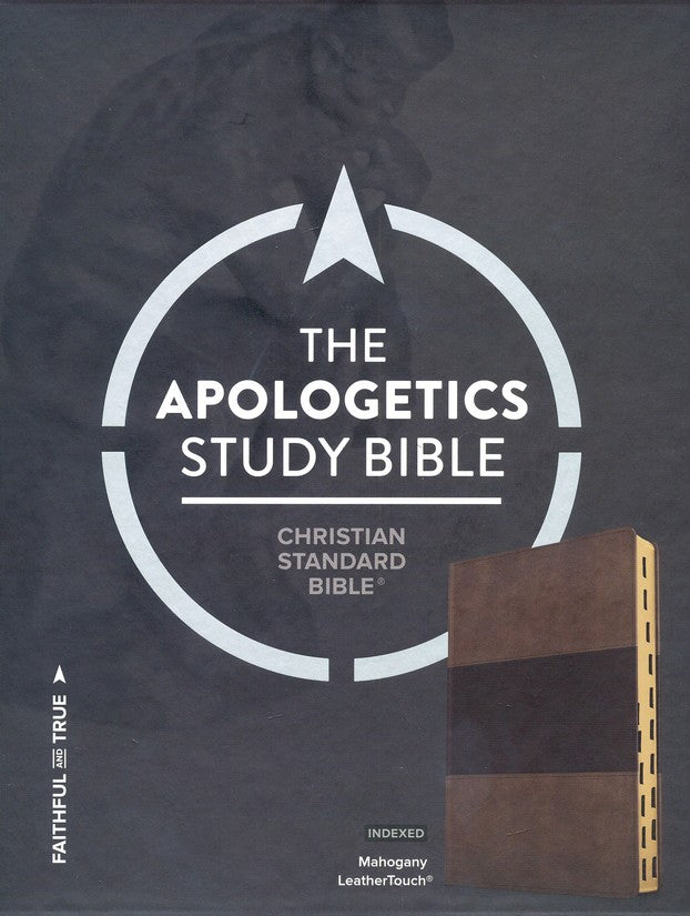CSB Apologetics Study Bible, Mahogany LeatherTouch, Thumb-Indexed