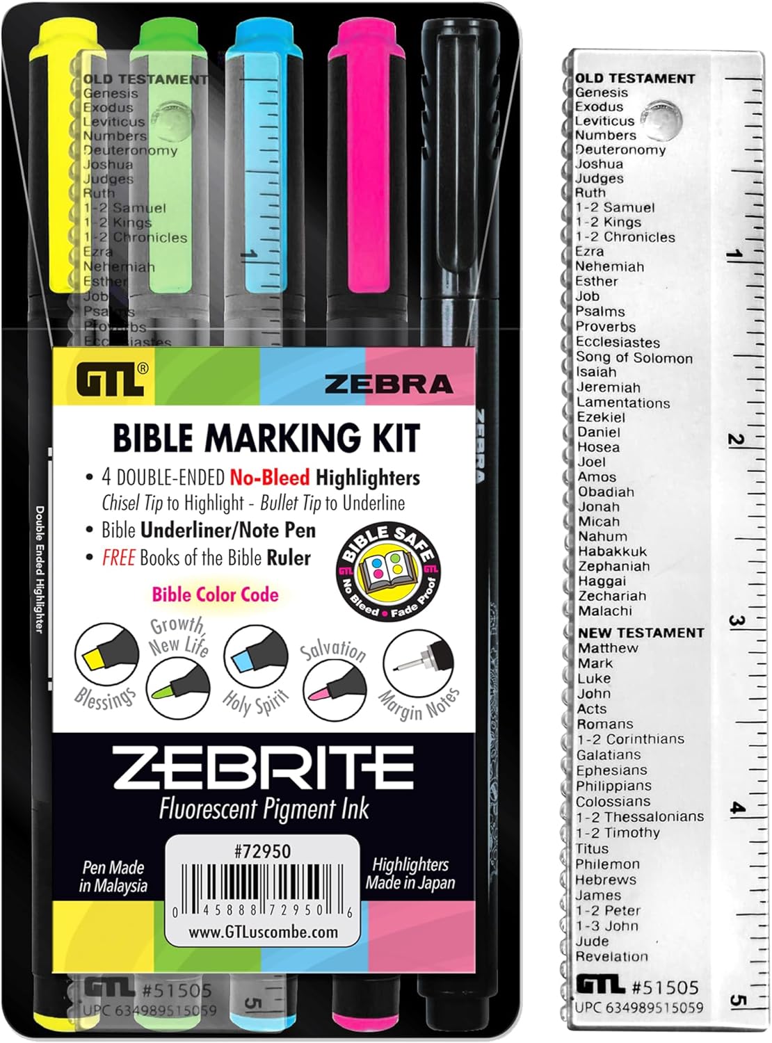 No-Bleed Bible Highlighter Kit