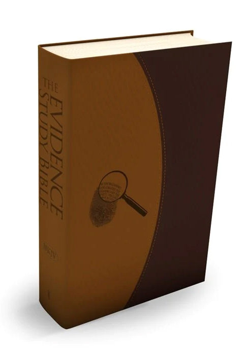 The Evidence Study Bible (NKJV, Brown Imitation Leather) by Ray Comfort
