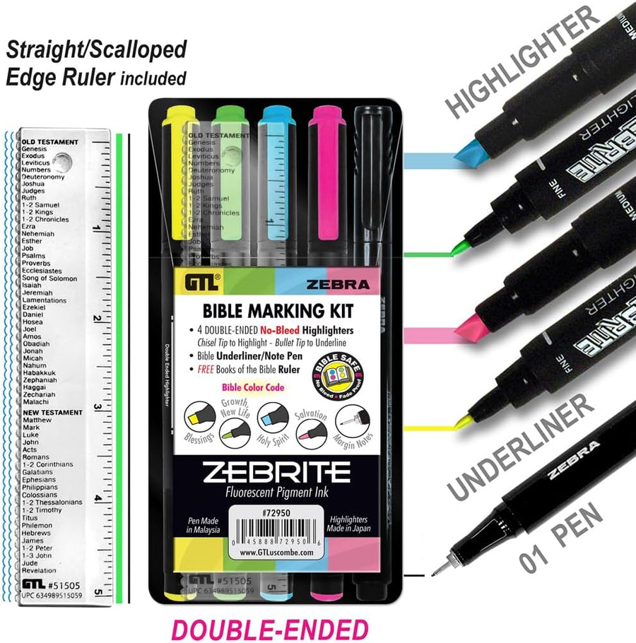 No-Bleed Bible Highlighter Kit