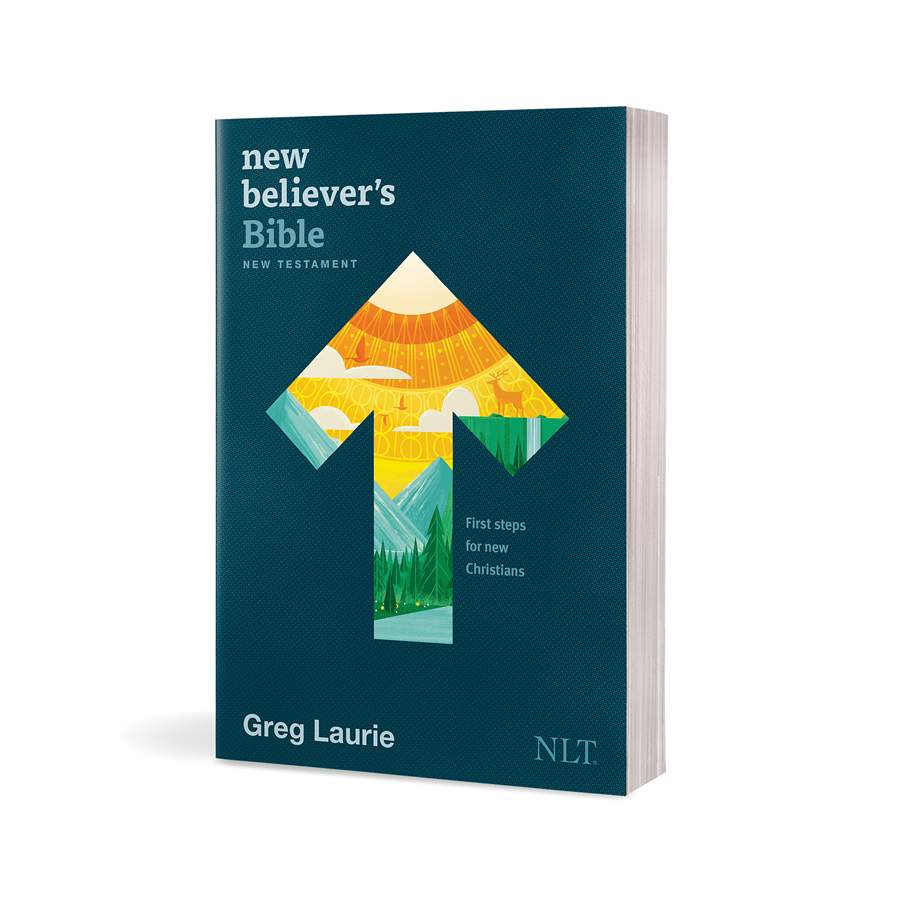 New Believer's Bible New Testament: First Steps for New Christians, softcover by Greg Laurie